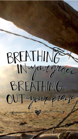 Field breathing in your grace - anne rigney free wallpaper
