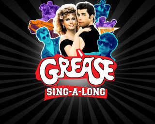 Grease sing along poster man - the back free wallpaper