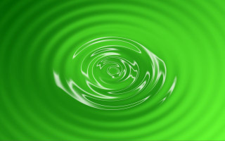 Green background circular design white - a circular design in the center of the image free wallpaper