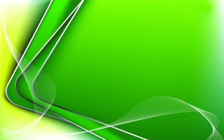 Green yellow background curved design - a white line free wallpaper