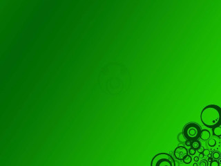 Green background circles black white - circle free wallpaper