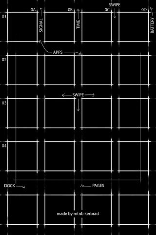 Black white grid lines height - a wireframe diagram free wallpaper