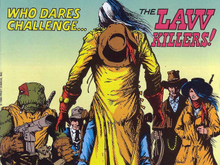 Woman yellow dress men yellow - dave gibbons free wallpaper