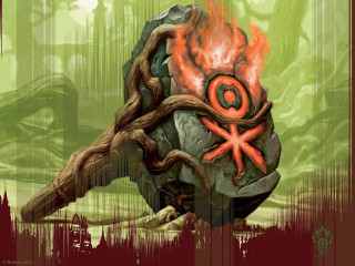 Strange object red black design - strange free wallpaper for desktop