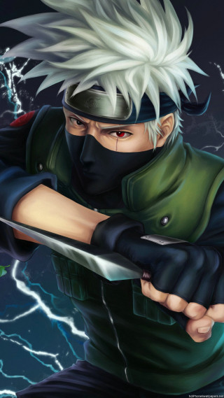 Man white hair sword lightning - andrew law free wallpaper for mobile