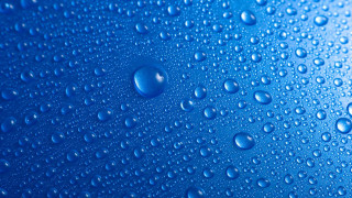 Blue background water drops blue - water drop free wallpaper