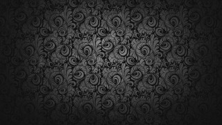 Black wallpaper swirls leaves pattern 4 - a black wallpaper free wallpaper