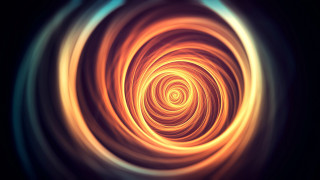 Spiral orange blue black background - a spiral free wallpaper