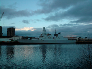 Large white ship harbor city - a harbor next free wallpaper