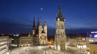 City tall buildings clock tower 9 - tall building and a clock tower free wallpaper