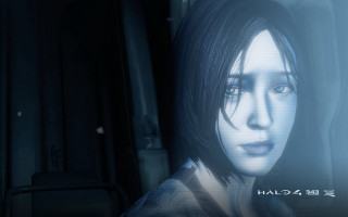 Creepy woman dark room blue - mass effect free wallpaper