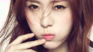 Red haired woman blackwhite shirt - long red hair free wallpaper