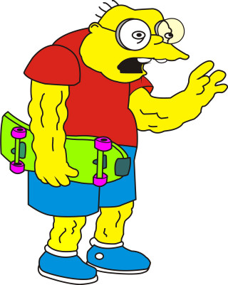 Cartoon character backpack skateboard handbag - arnold free wallpaper for mobile