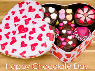 Heart shaped box chocolate cupcakes - chocolate free wallpaper