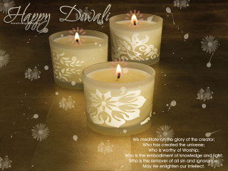 Candles message table snowflakes flowers - a message free wallpaper for desktop