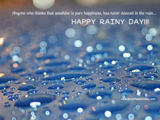 Blue raindrop quote raindrops image - free rain wallpaper