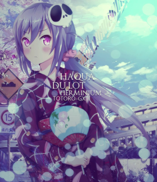 Anime character fan skull haoua - fauvism free wallpaper for tablet