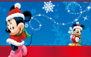 Mickey mouse christmas card santa - a santa clause free wallpaper