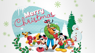 Mickey mouse christmas card goofy - goofy free wallpaper