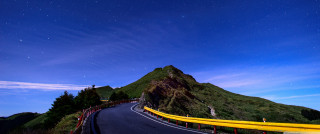 Road mountain blue sky stars - murata range free wallpaper