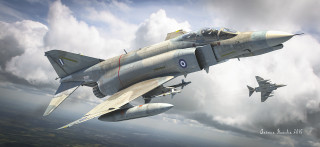 Fighter jet cloudy sky matte 3 - exekia free wallpaper