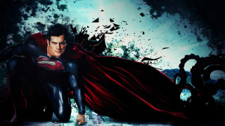 Superman man black background birds - a man in a superman suit free wallpaper