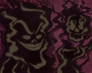 Creepy face dark room red - character art free wallpaper