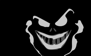 Creepy smiling face teeth dark - sinister free wallpaper