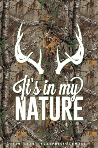 Camo deer head nature side - free nature wallpaper for mobile