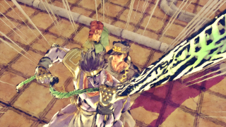 Man woman kite room standing - action painting free wallpaper