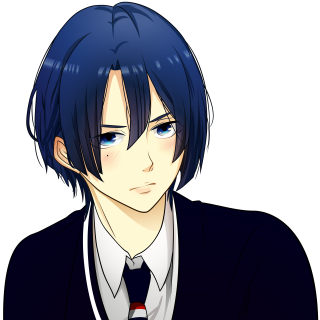 Man blue hair suit tie - cedric seaut keos masons free wallpaper for tablet