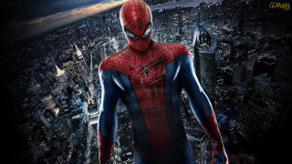 Man spider suit cityscape night 6 - the city free wallpaper