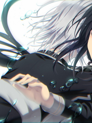 Woman long hair black jacket 2 - vanita free wallpaper for mobile