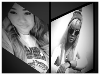 Woman longhair sunglasses blackwhite videoart - long hair and sunglasses free wallpaper