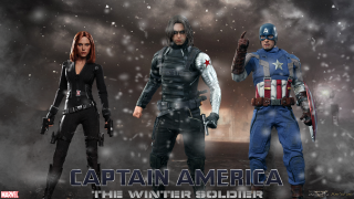 Captain america winter soldier black - assemblage free wallpaper