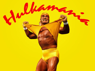 Yellow male muscular parody shirt - viennese actionism free wallpaper