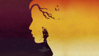 Woman profile tree birds sky - renaissance free wallpaper