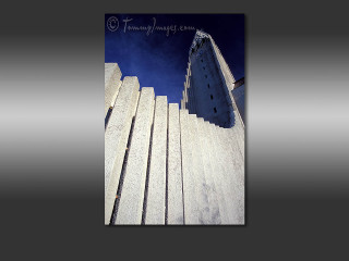 Building sky wooden floor blue - composition free wallpaper for desktop