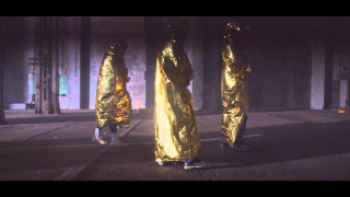 Gold raincoats night street skateboard - a skateboard free wallpaper