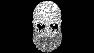 Man beard skull darkart neoplasticism - the man free wallpaper