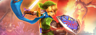 Link blonde boy sword shield - key art free wallpaper for desktop