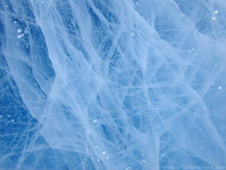 Blue background white lines water - ice free wallpaper