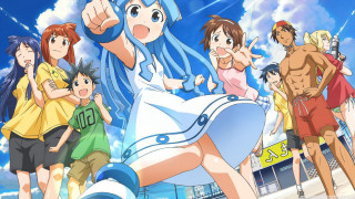 Anime characters blue sky clouds 14 - baiōken eishun free wallpaper for desktop