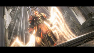 Man armor staircase building sword - unreal engine 5 free wallpaper