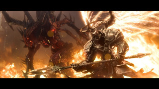 Demonic demon knight fight video - unreal engine 5 free wallpaper for desktop