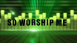 Green background black so worship - the letter free wallpaper