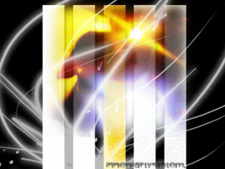 Person black background yellow white - line free wallpaper