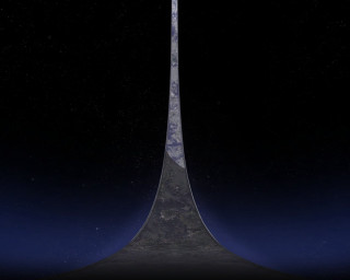 Tall tower sky background stars - chris moore free wallpaper