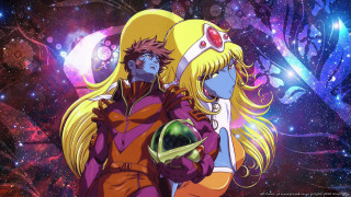 Anime characters space background stars 5 - star and planets free wallpaper