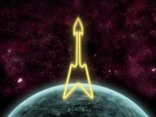 Space shuttle flying planet stars - christopher balaskas free wallpaper